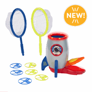 Glowing disc launcher toy RocketGlow