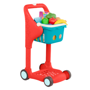 Toy shopping cart.