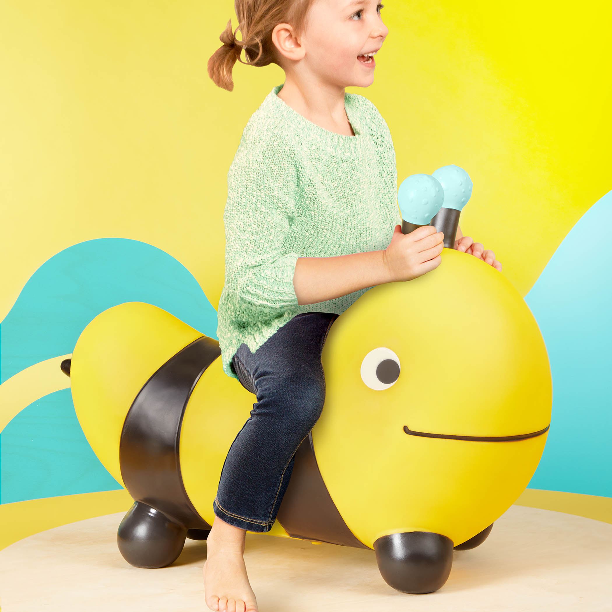 Bouncy Boing - Bizzi | Inflatable Bee Bouncer | B. play