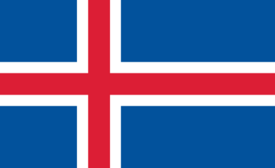 Flag of Iceland.