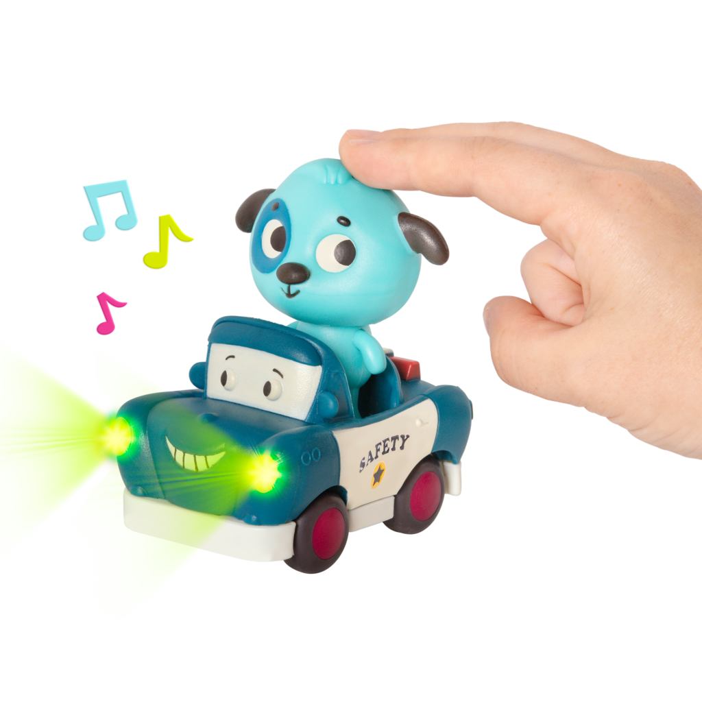 Woofer & Safety Sam | Toy Dog & Police Car | Land of B.