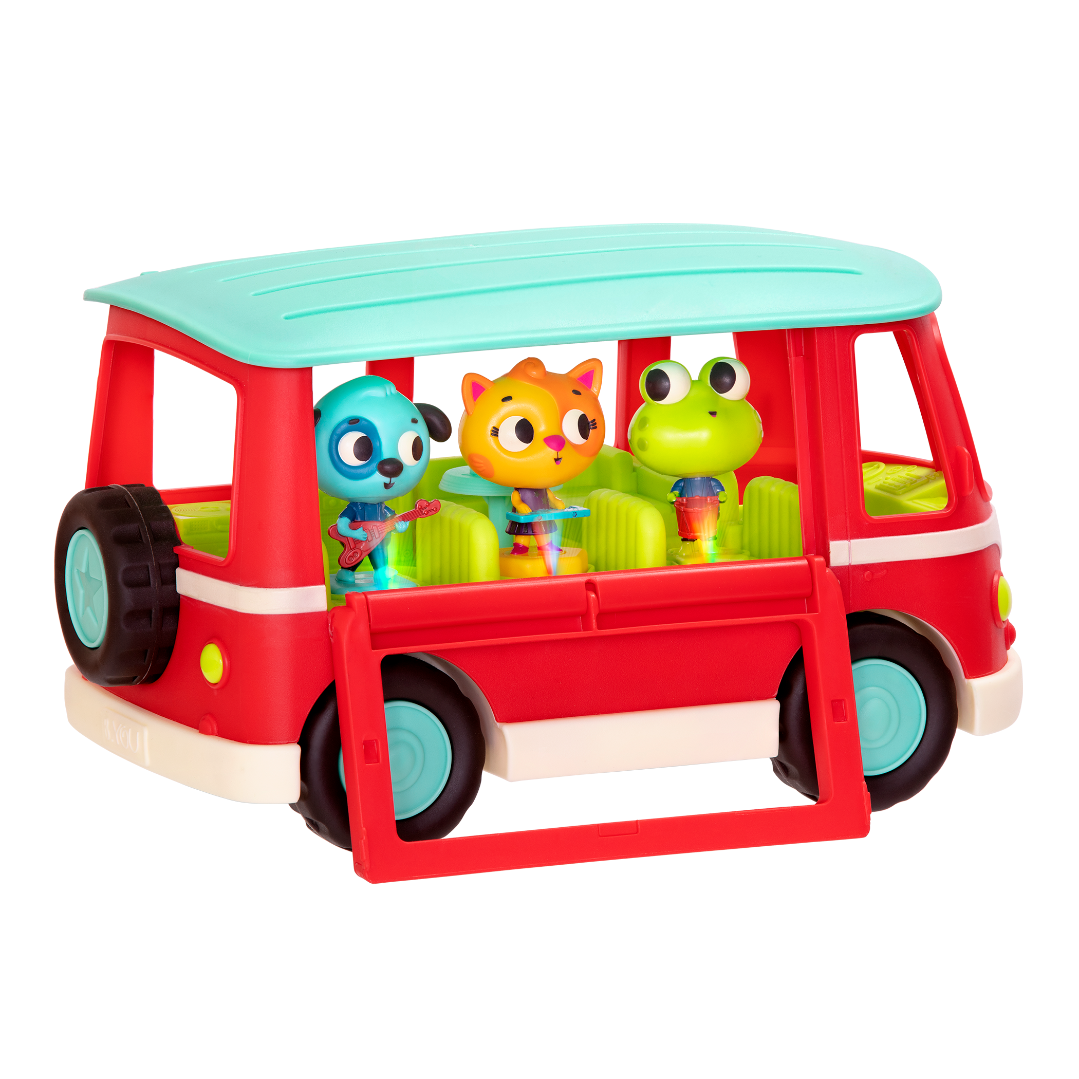 Doo B. Doos Light Up Musical Bus Toy Vehicle Land of B