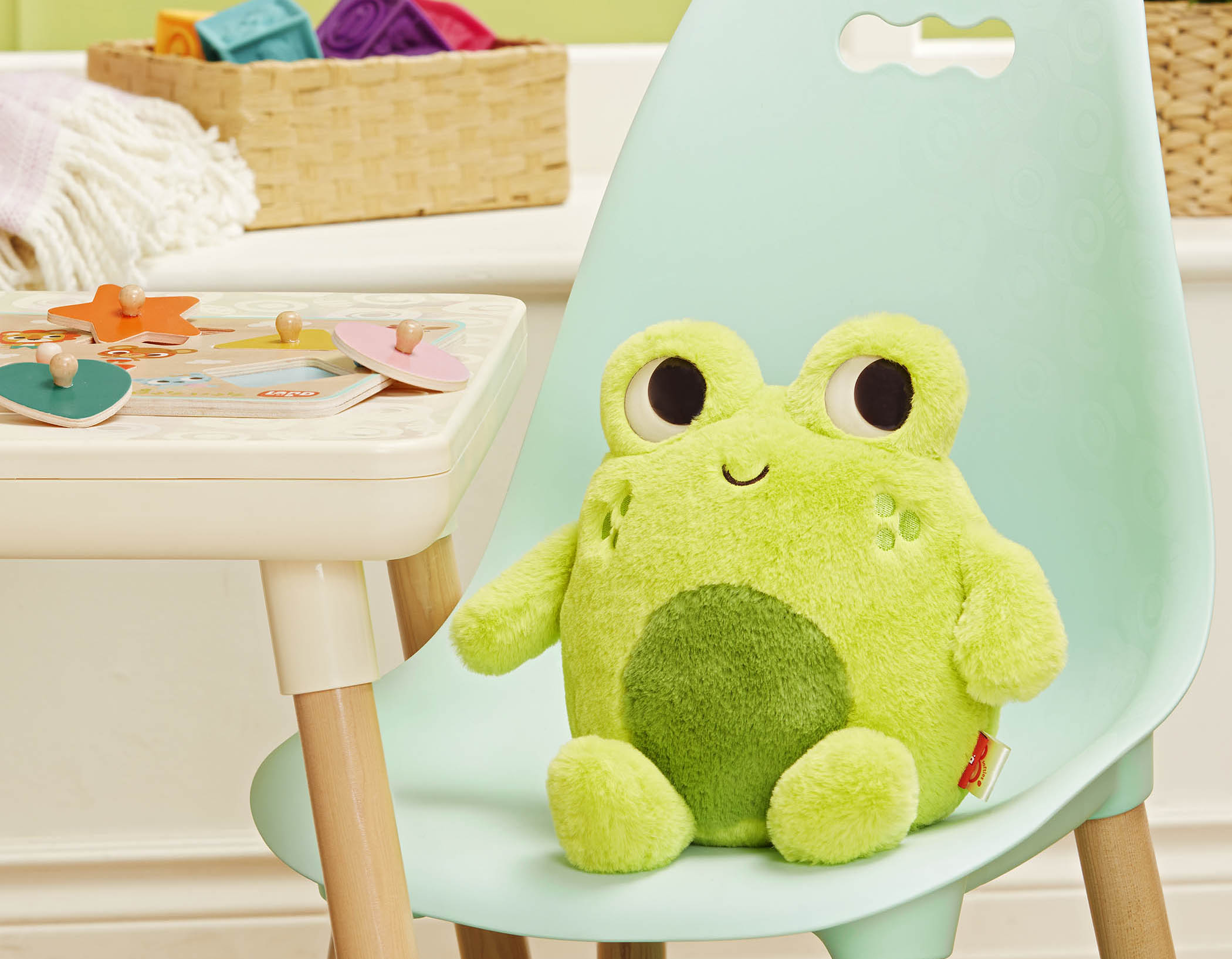 Shop Cuddles Dual Tone Frog 20 Cms Plush Toy for New Born Kids age 0M+